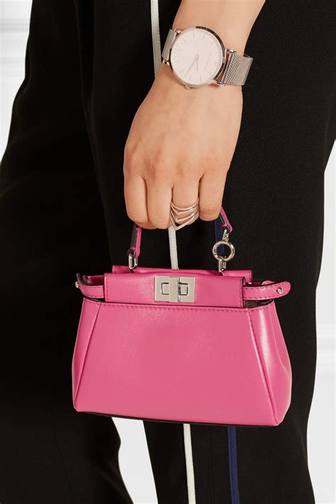 fendi pink shoulder bag